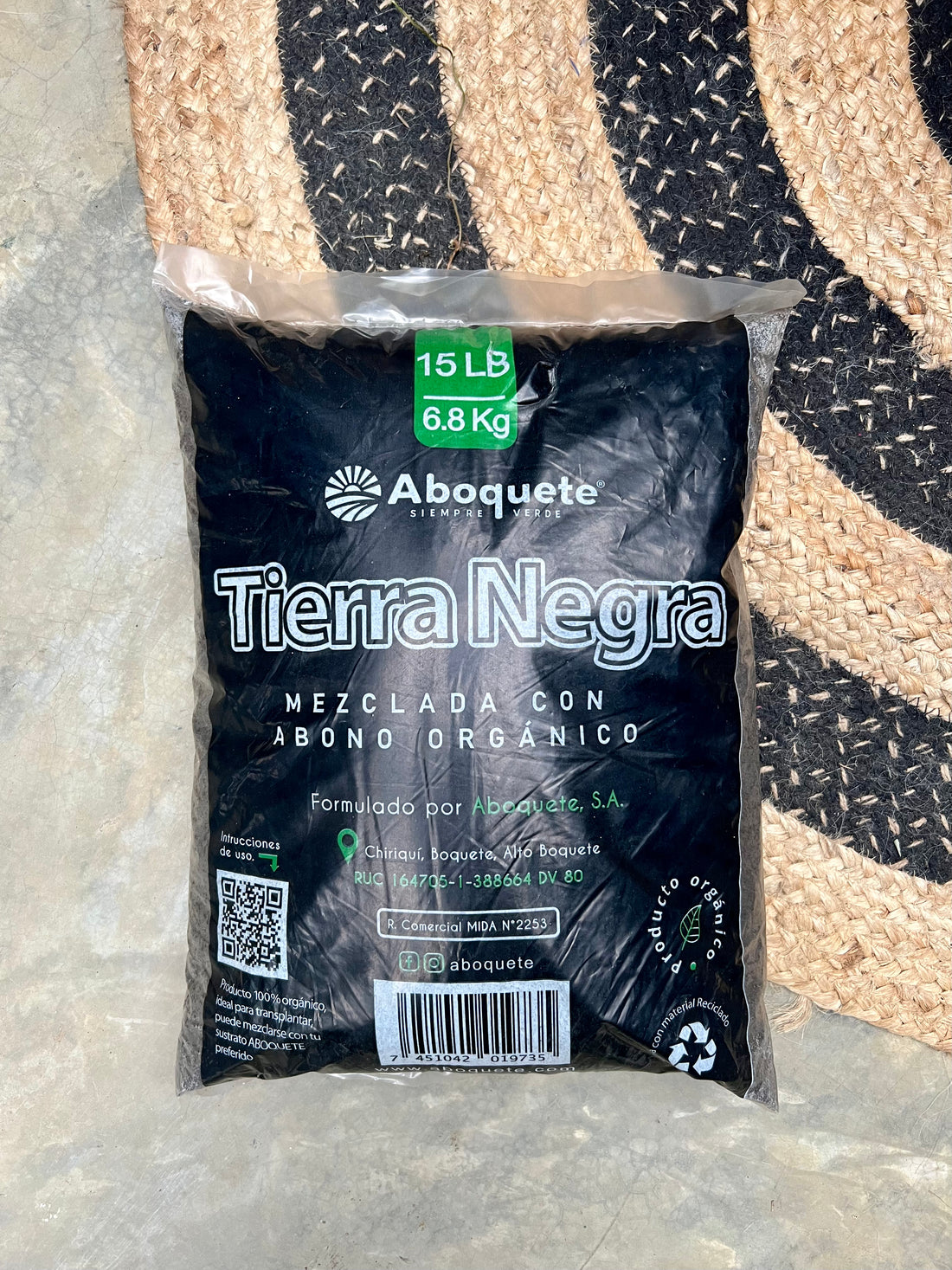 Tierra Negra Abonada 15lb - Aboquete